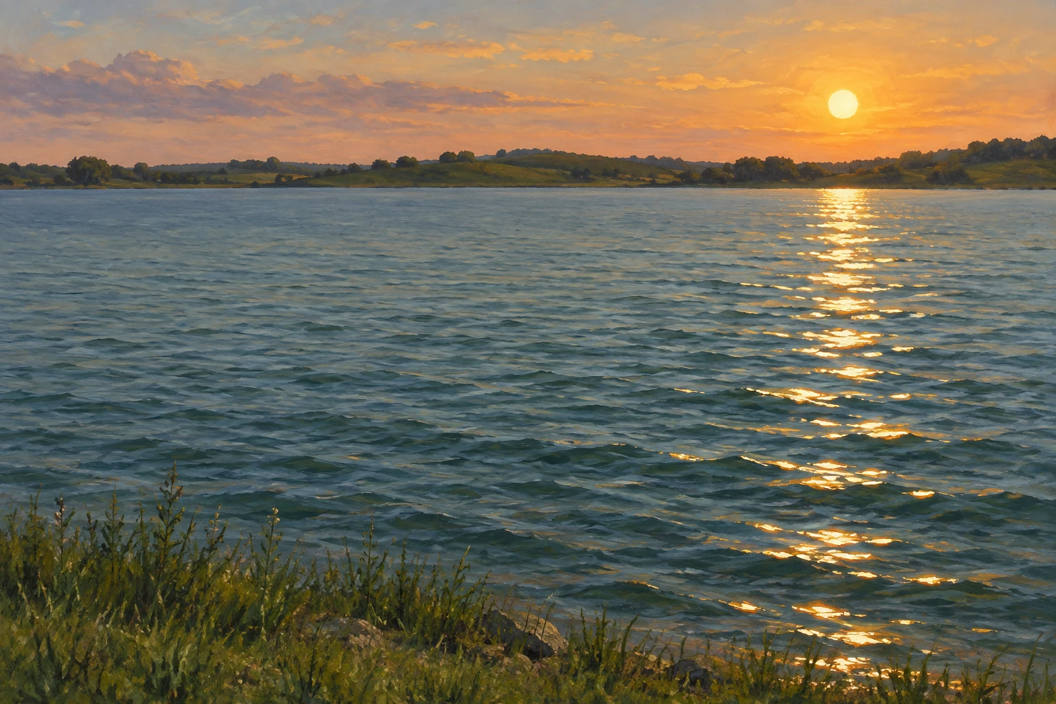 Small Lake · Fragmented Sun Glitter