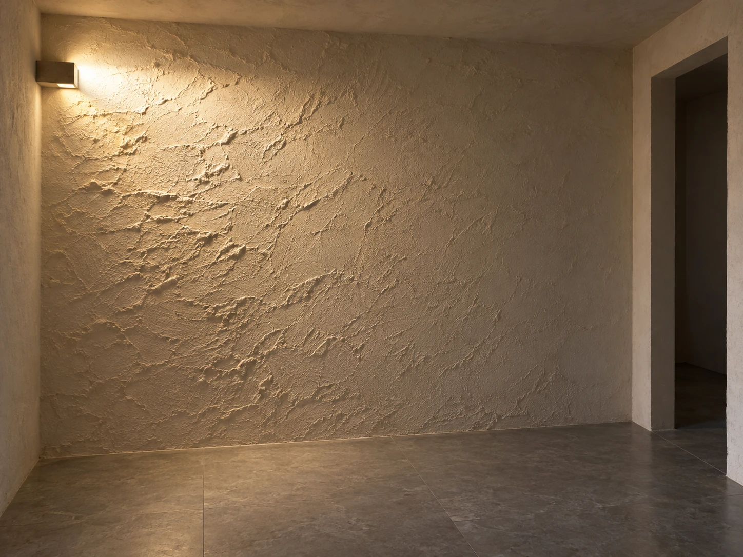 Small Vestibule · Grazing Wall Light
