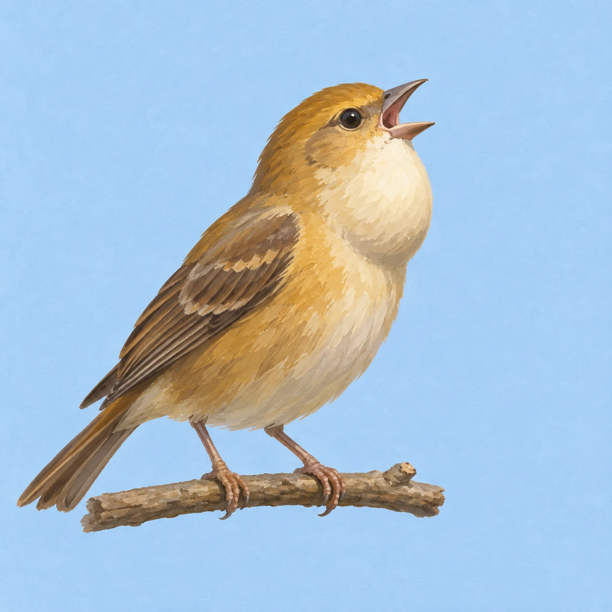 Singing Finch · Throat Expansion