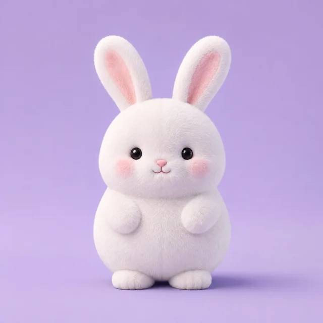 A little rabbit with character