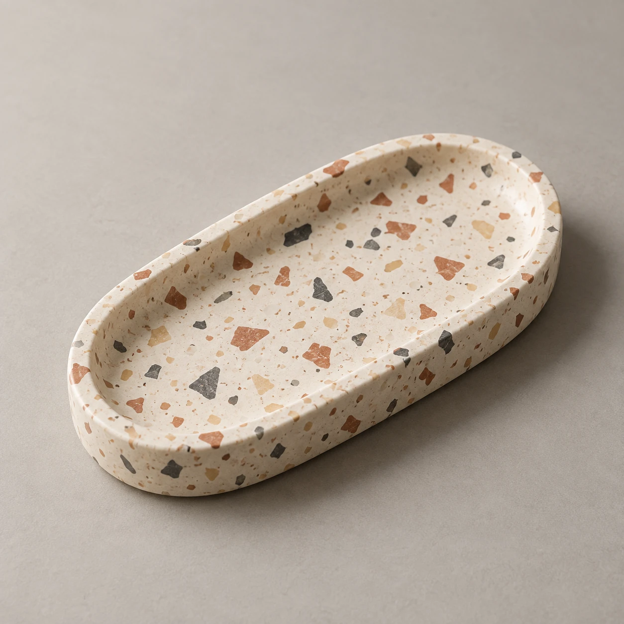One Terrazzo Tray · Flush Aggregate
