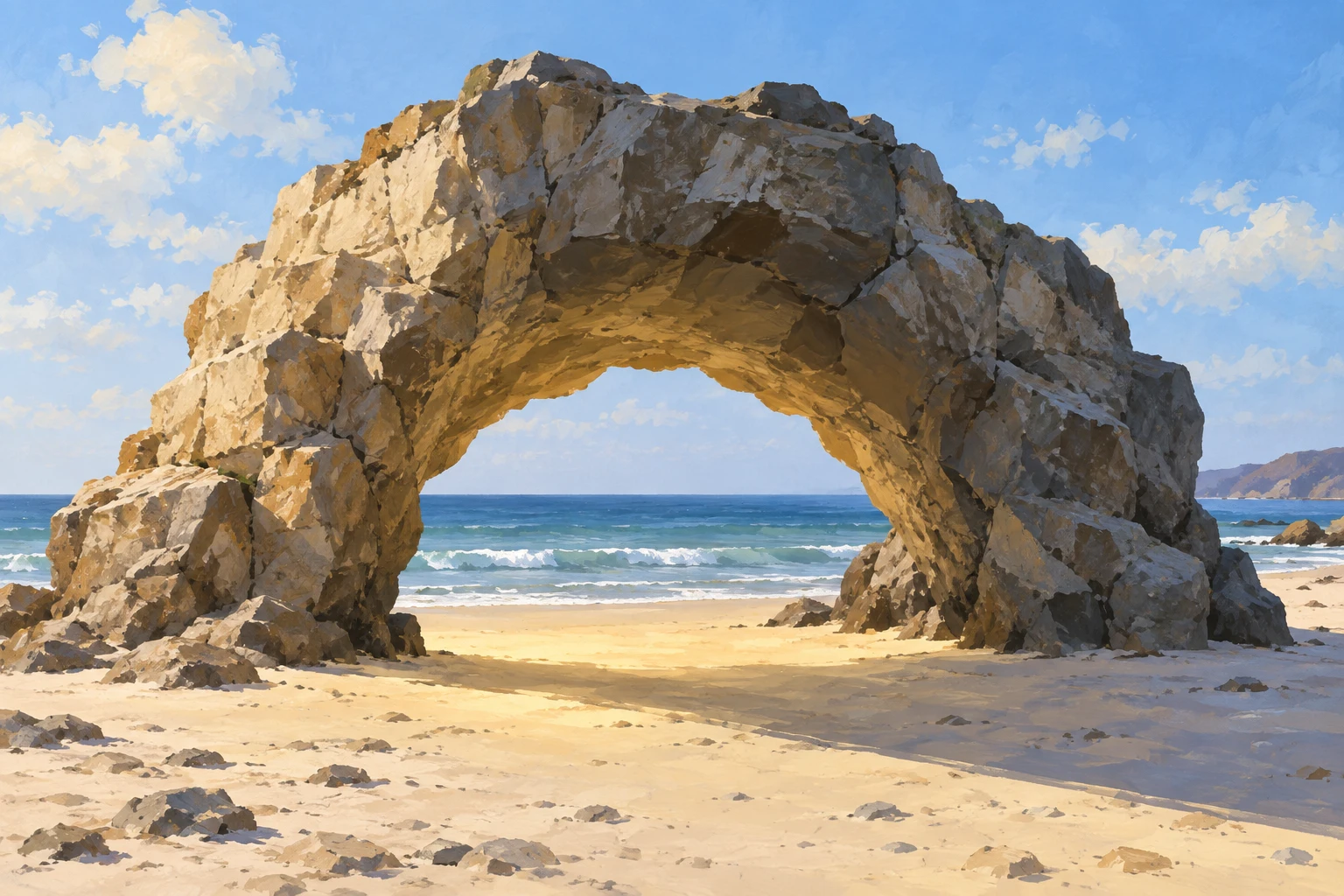 Small Rock Arch · Sand-Bounced Light