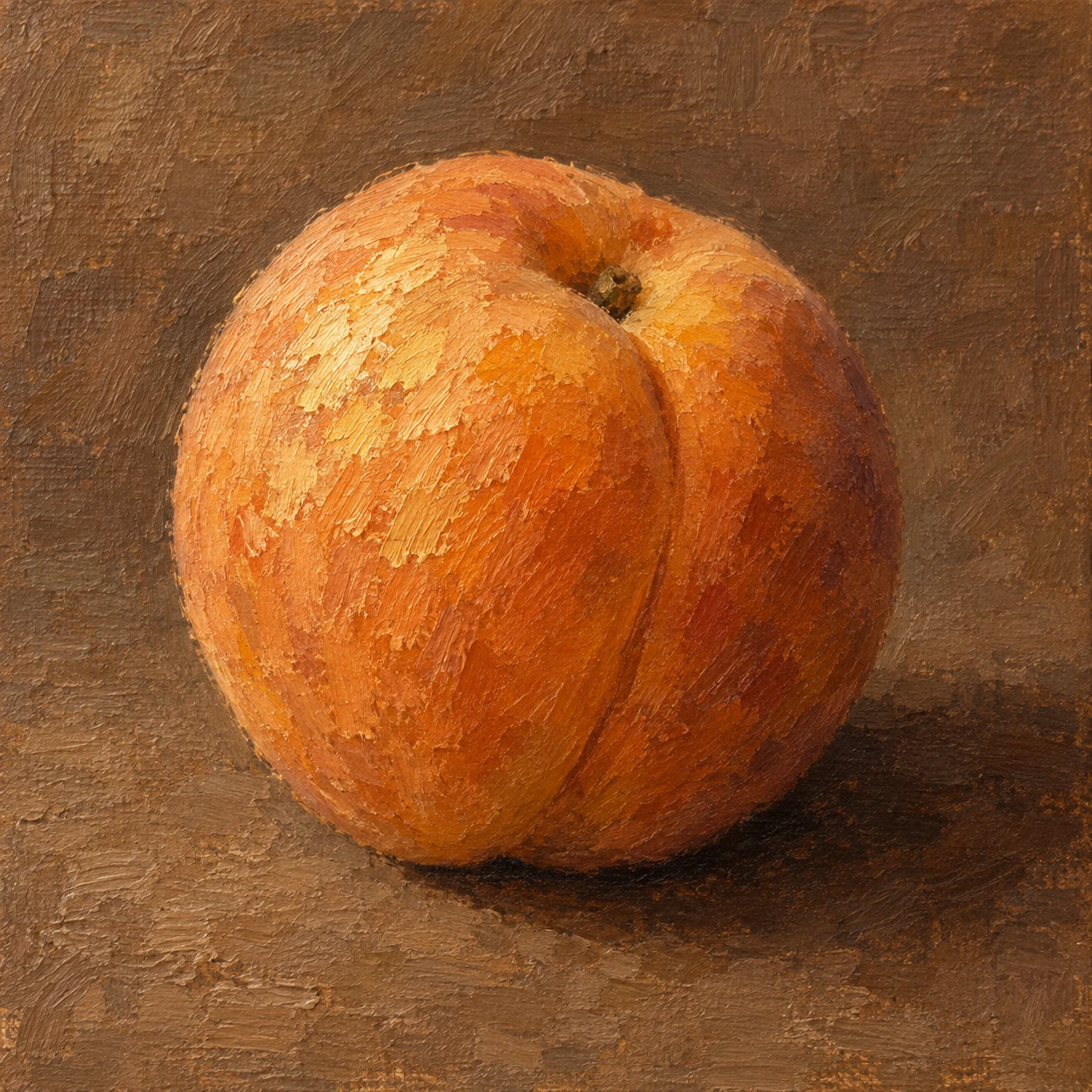 One Apricot · Oil Scumbling