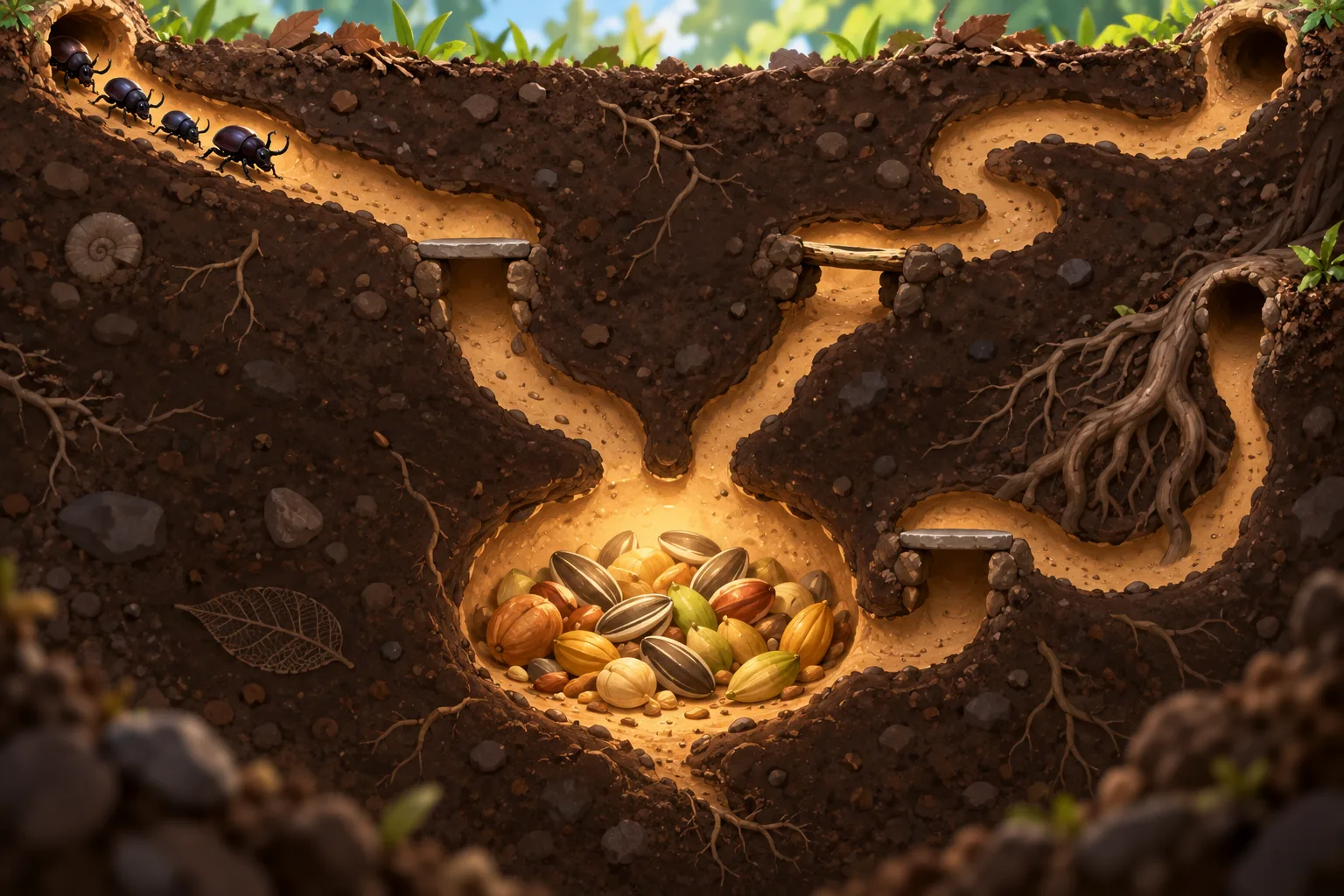 Ant Pantry · Lane Hierarchy Game Illustration