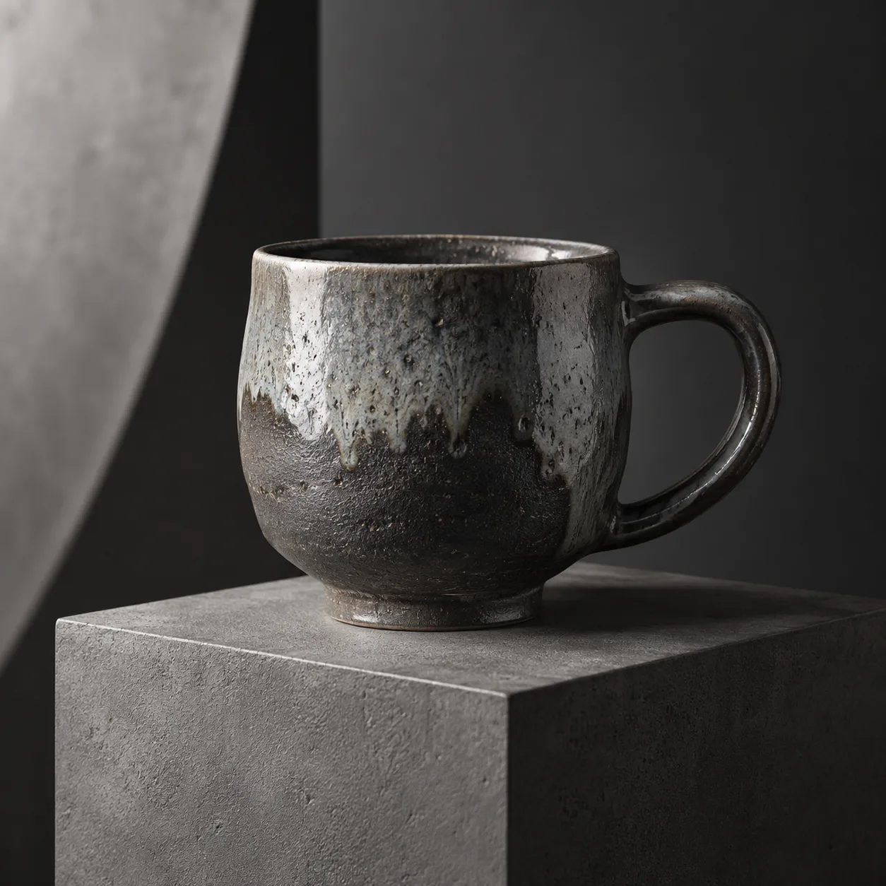 Ceramic cup product study · Monochrome studio