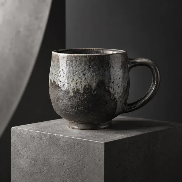 Ceramic cup product study · Monochrome studio