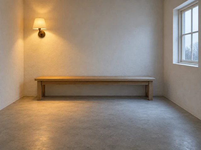 작은 휴게실 · 따뜻한 빛과 차가운 빛의 구역