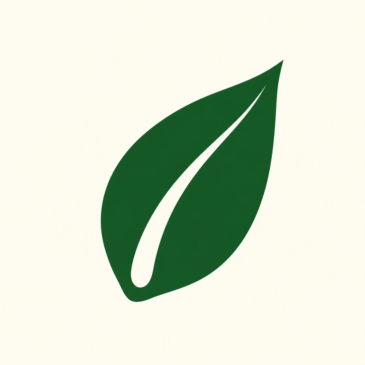 Local Seed Shop · Tapered Negative-Space Vein